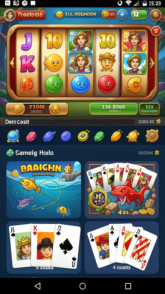 Berbagai tema slot yang tersedia untuk dimainkan.