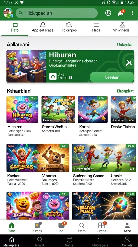 Waktu bertarung melawan monster epik yang menegangkan.