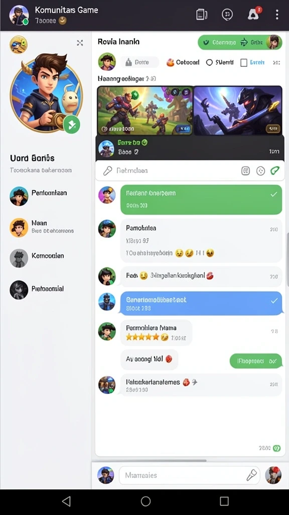 Tampilan awal yang menarik dan mudah dinavigasi.
