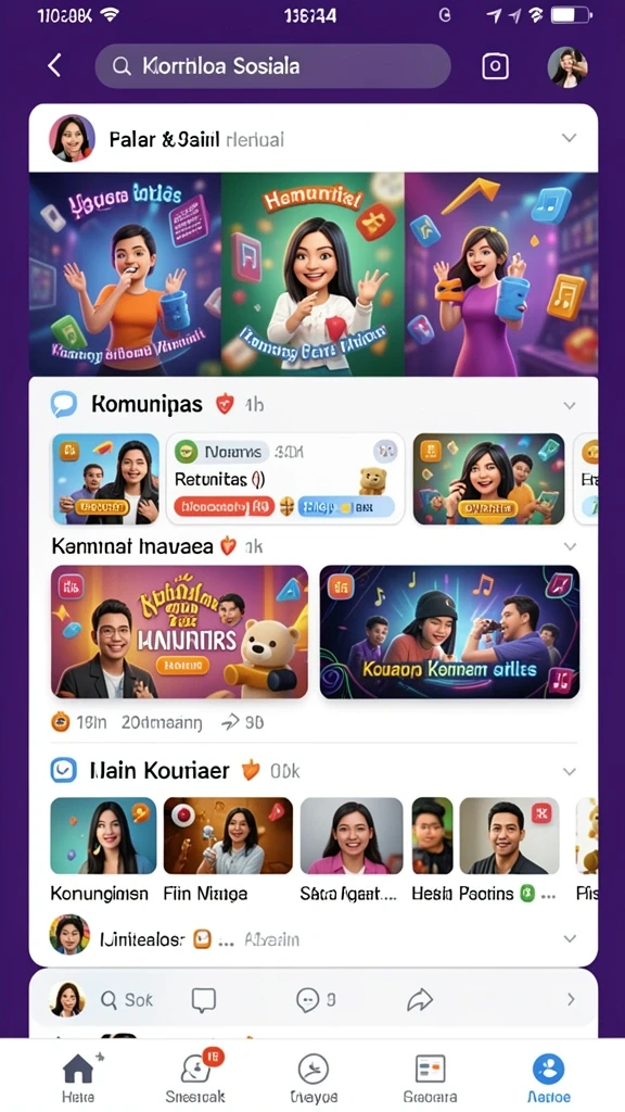 Tampilan antarmuka yang user-friendly dan menarik.