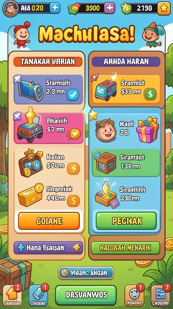 Screenshot menampilkan antarmuka pengguna yang menarik.