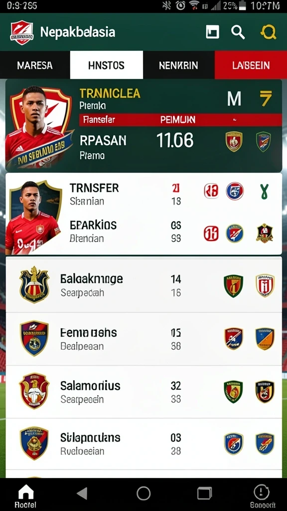 Screenshot menunjukkan fitur kompetisi dengan pemain lain.