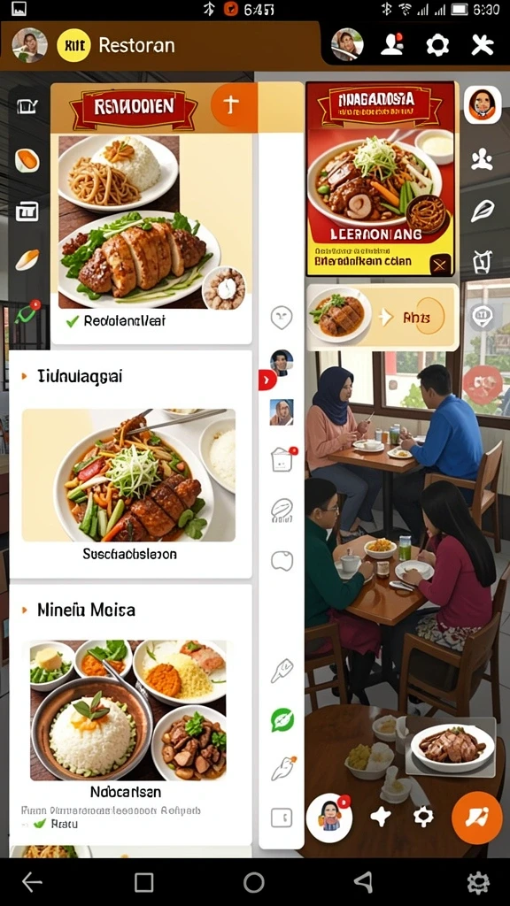 Tampilan antarmuka yang menarik dan mudah digunakan.