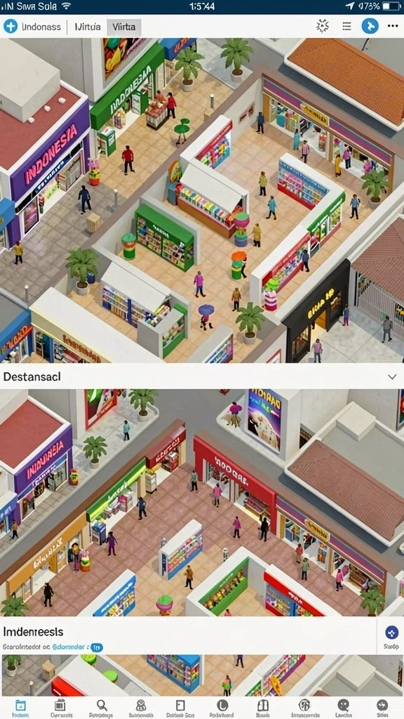 Screenshot menampilkan antarmuka permainan yang intuitif.