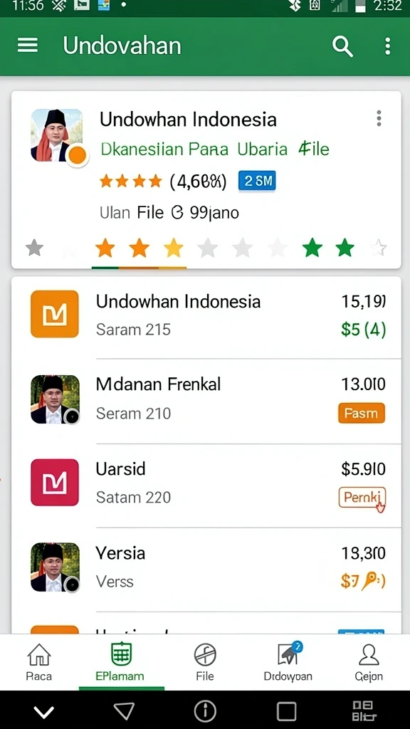 Tampilan awal aplikasi HAPPYBET188 yang menarik.