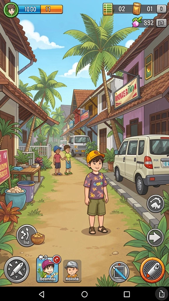 Gameplay yang adiktif dengan misi menantang.