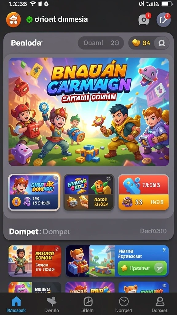 Karakter menarik dengan desain yang unik dan beragam.