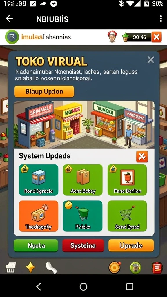 Tampilan antarmuka yang user-friendly.