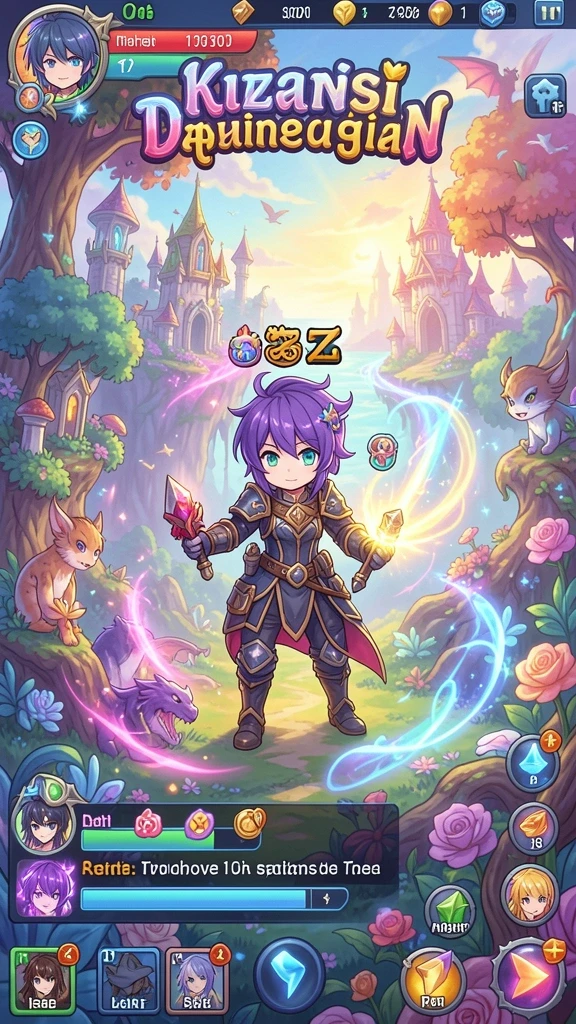 Tampilan awal game yang menarik.