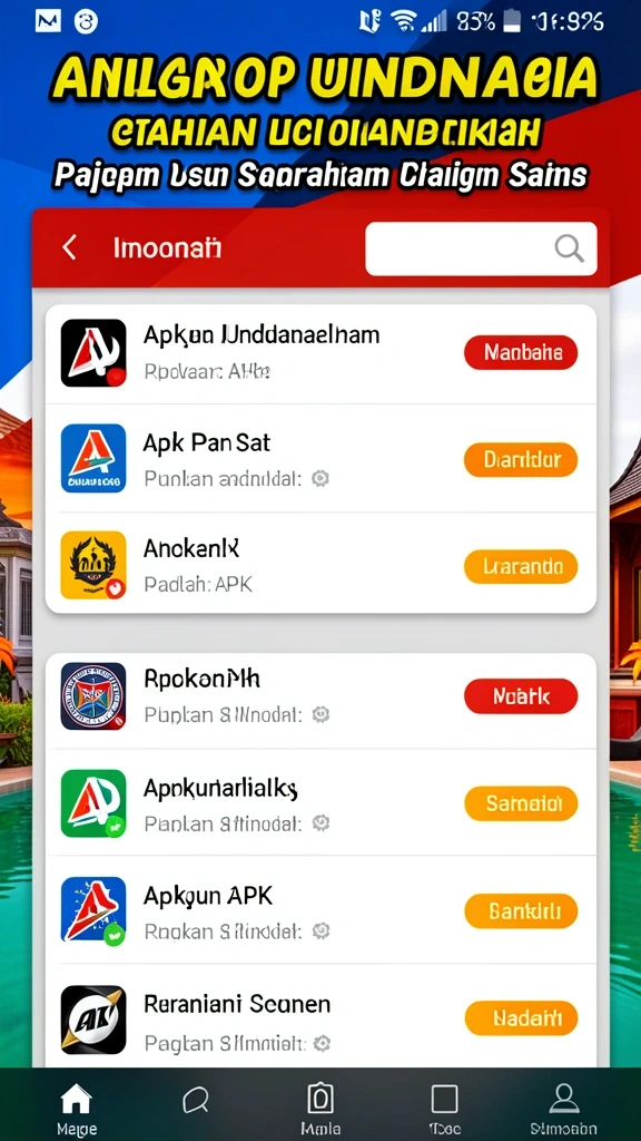 Tampilan antarmuka yang user-friendly.