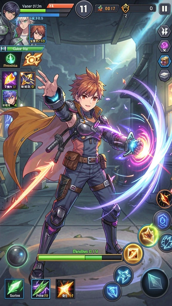 Multiplayer yang memungkinkan persaingan seru dengan teman.