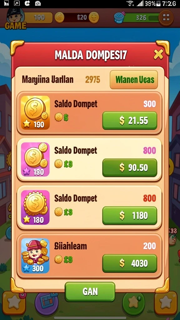 Berbagai karakter unik yang bisa dipilih untuk bermain.
