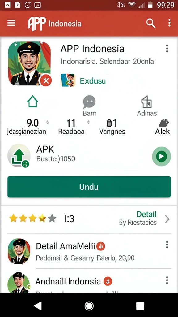 Tampilan antarmuka yang menarik dan mudah digunakan.