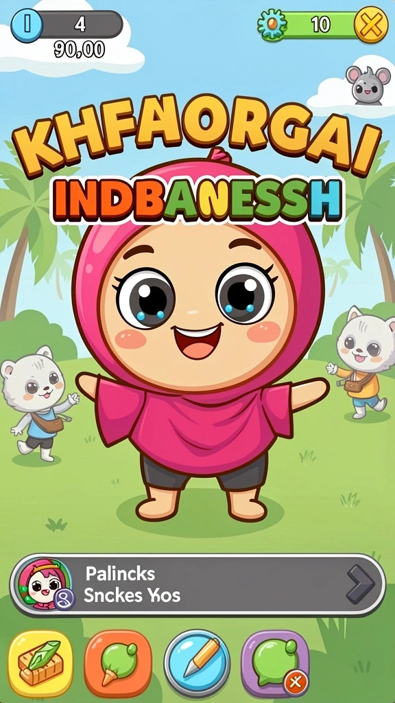 Tampilan awal aplikasi yang menarik dan mudah dipahami.