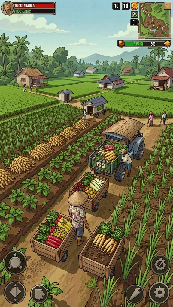 Tangkapan layar karakter utama dalam RPGAME.