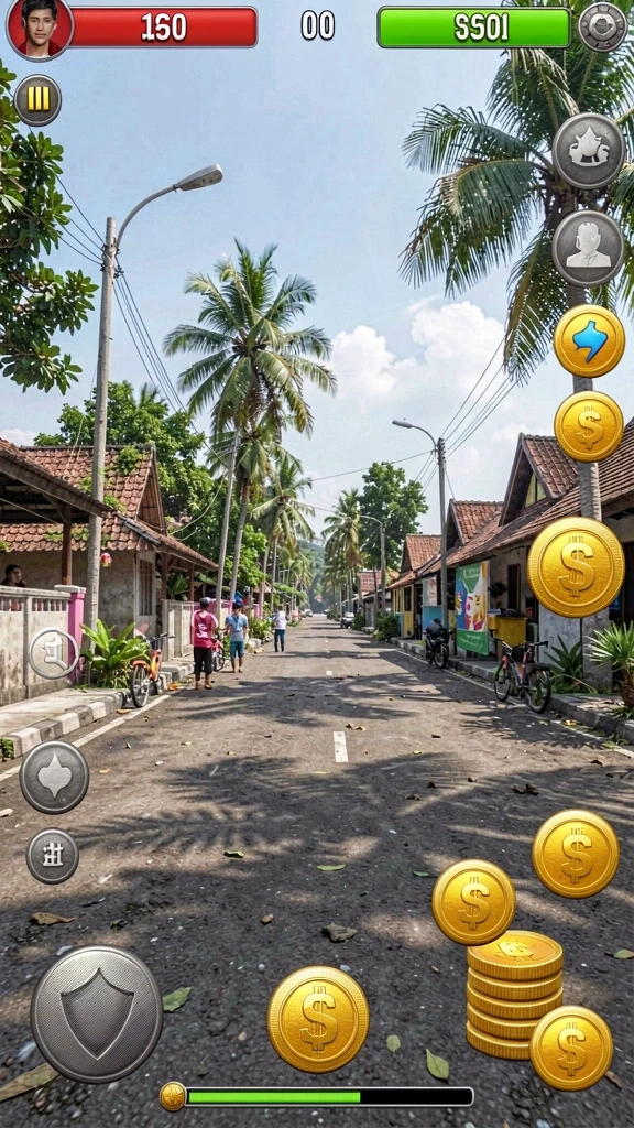 Tangkapan layar pertempuran seru di RPGAME.