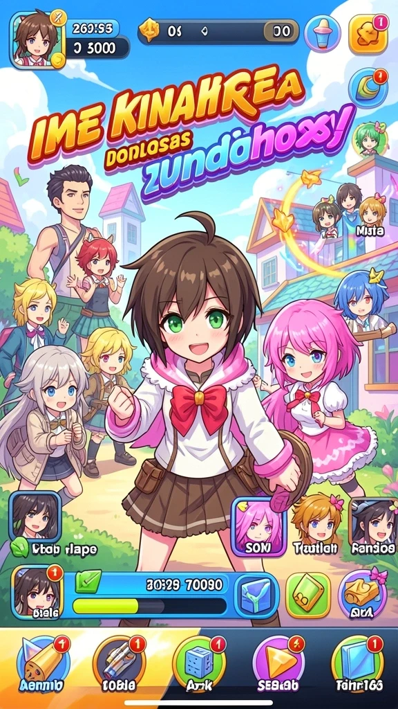 Screenshot menunjukkan tampilan awal game RPLOOT yang menarik.