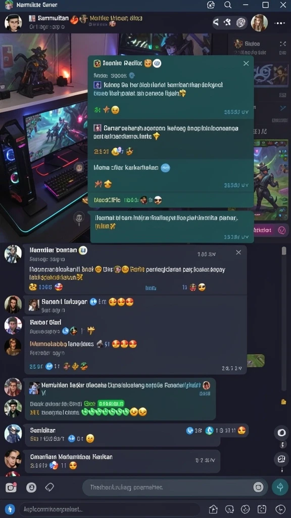 Desain interface yang mudah digunakan untuk semua pemain.