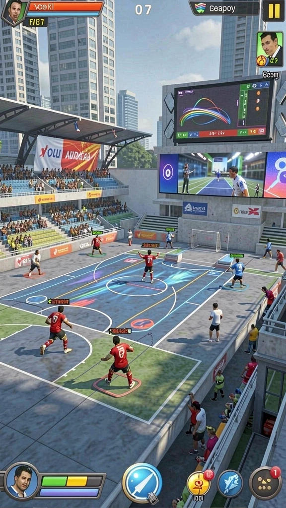 Mode multiplayer dengan pemain lain secara online.