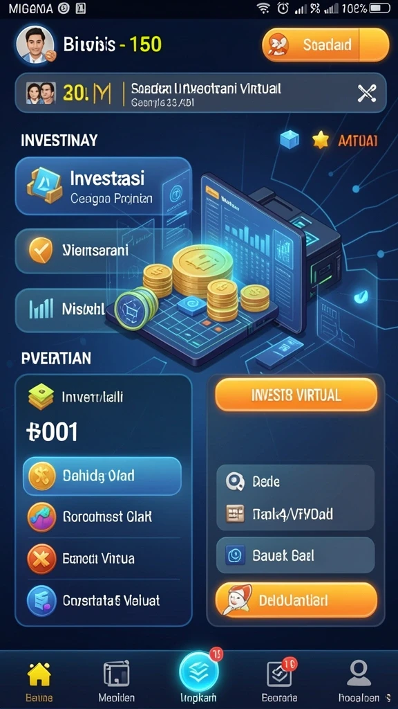Tampilan awal yang menarik dan intuitif.