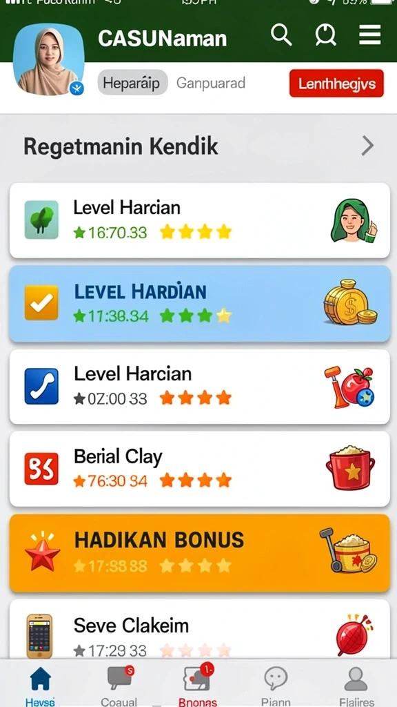 Bonus yang menggiurkan dan banyak promosi.