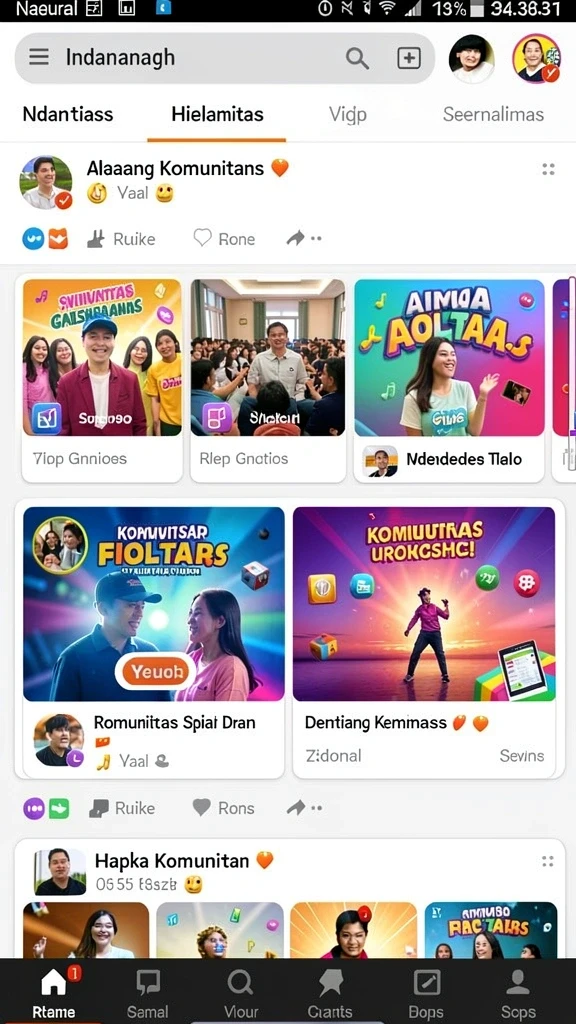 Screenshot menampilkan aksi karakter saat menghindari rintangan.