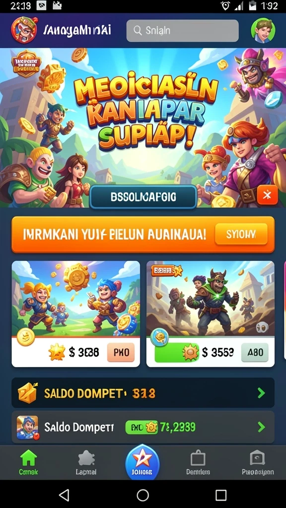 Screenshot 1: Antarmuka utama SUHU777 yang menarik dan mudah dipahami.