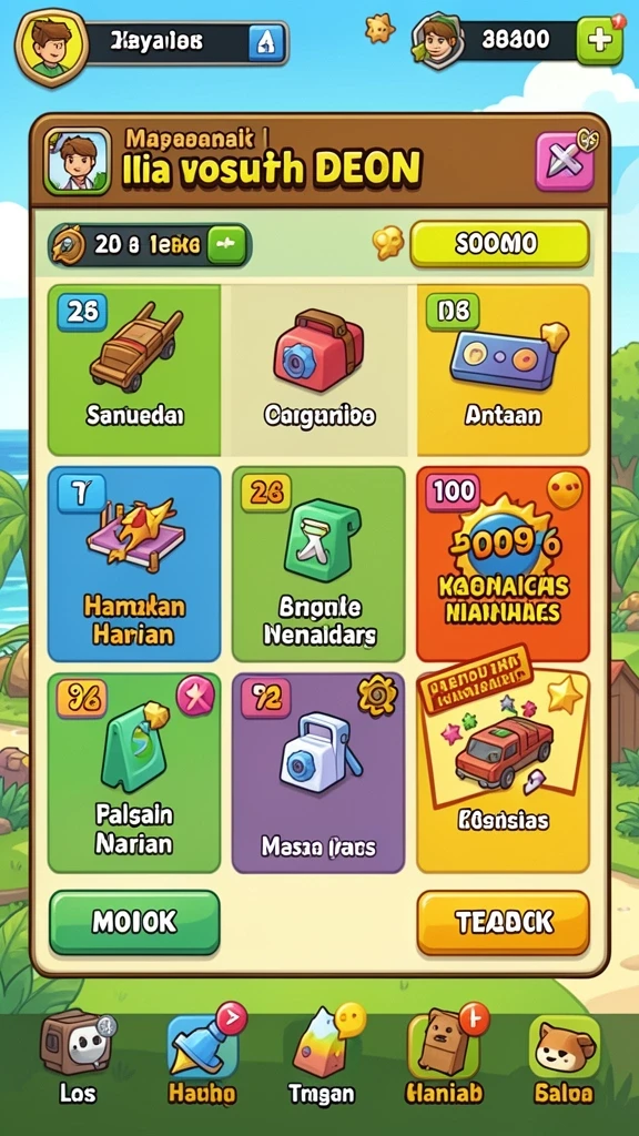 Gameplay interaktif yang seru dan menantang.