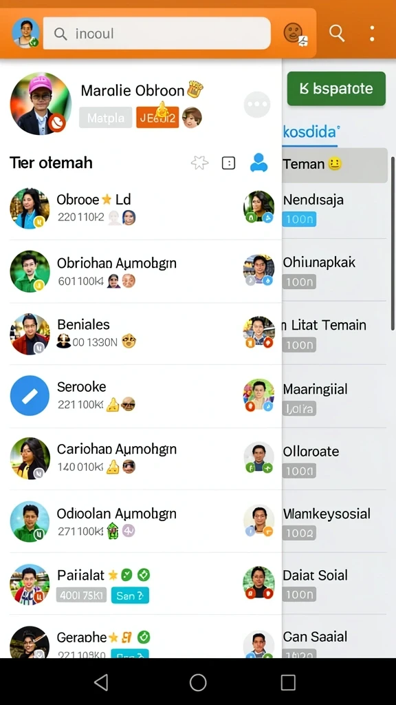 Menampilkan karakter heroik yang siap beraksi.