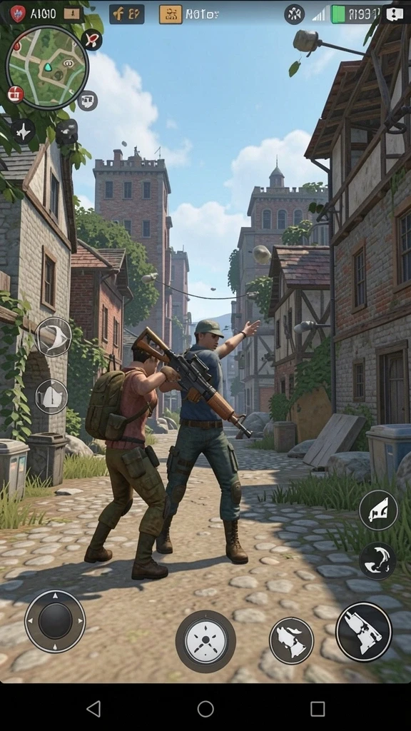 Fitur multiplayer yang memungkinkan bermain bersama teman.
