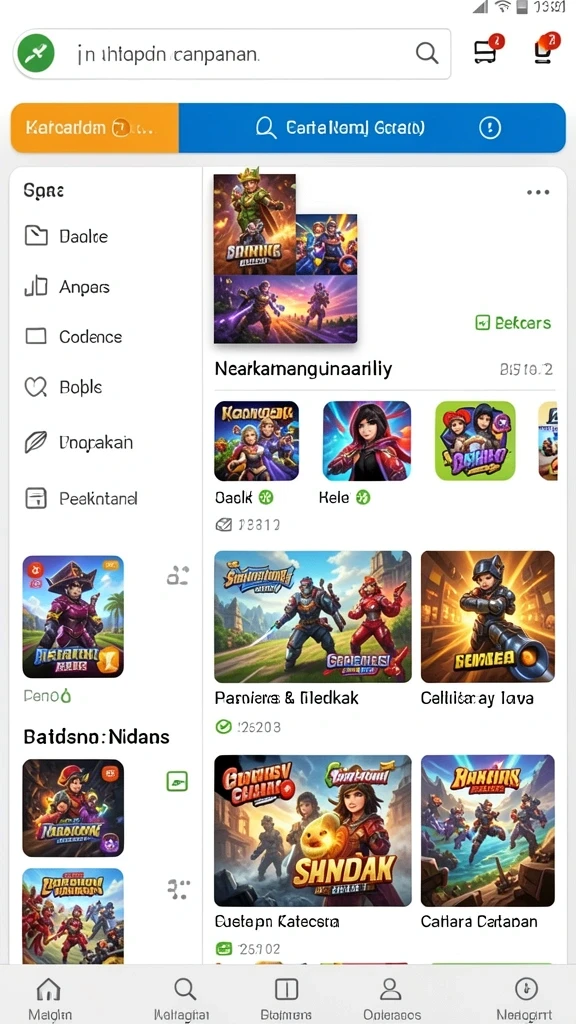 Tampilan antarmuka yang menarik dan user-friendly.
