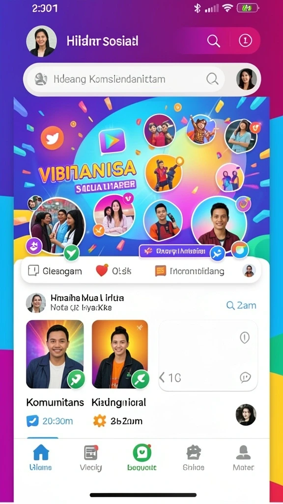 Nikmati fitur multiplayer dan tantangan dari pemain lain.