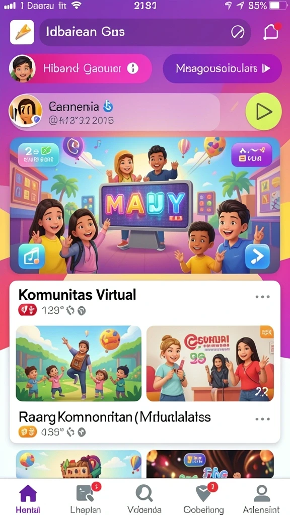 Tampilan grafis mesin slot yang memukau.