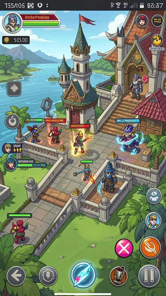 Gameplay yang mendebarkan dengan berbagai level menantang.
